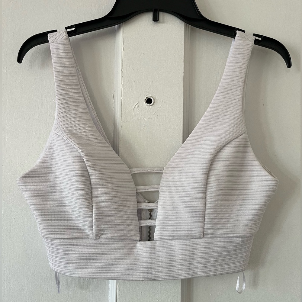 White Crop top